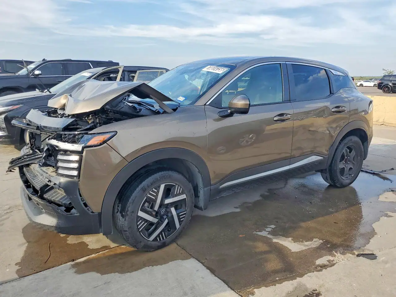 3N8AP6CA7SL386434 Nissan Kicks 2025 — повреждение ПЕРЕДНЯЯ ЧАСТЬ, фото до ремонта