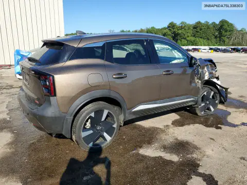 3N8AP6DA7SL338303 — 2025 Nissan Kicks, фото 3 с аукциона Copart, Передняя часть