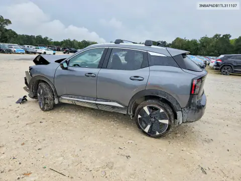 2026 Nissan Kicks Sr VIN 3N8AP6DB1TL311107 фото 2