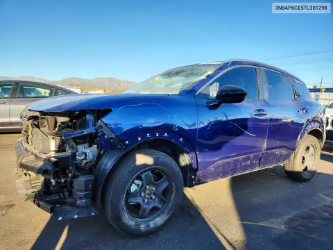 3N8AP6CE5TL381298 Nissan Kicks 2026 — Front end damage, before-repair photo