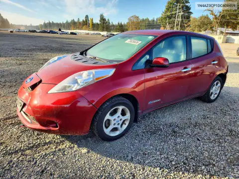 1N4AZ0CP1DC408469 — 2013 Nissan Leaf, Передня частина, фото до ремонту