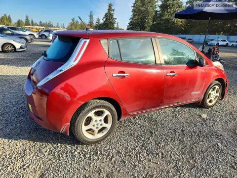 1N4AZ0CP1DC408469 — 2013 Nissan Leaf, photo 3 from Copart 23.10.2026, Front end