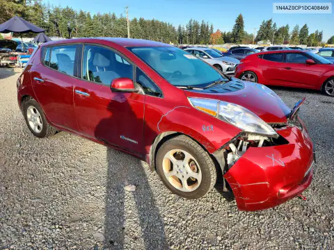 1N4AZ0CP1DC408469 — 2013 Nissan Leaf, photo 4 from Copart 23.10.2026, Front end