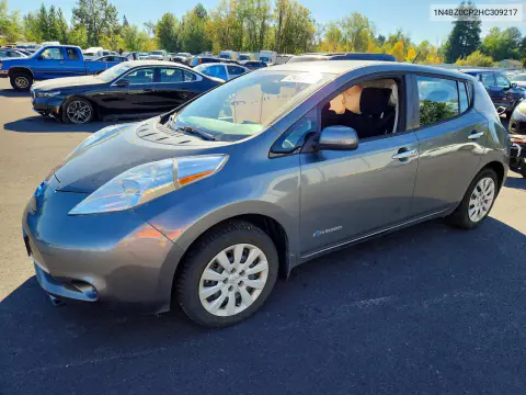 1N4BZ0CP2HC309217 — 2017 Nissan Leaf, Боковая часть, фото до ремонта
