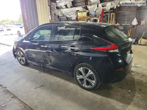2019 Nissan Leaf Sv VIN 1N4AZ1CP9KC314519 фото 2