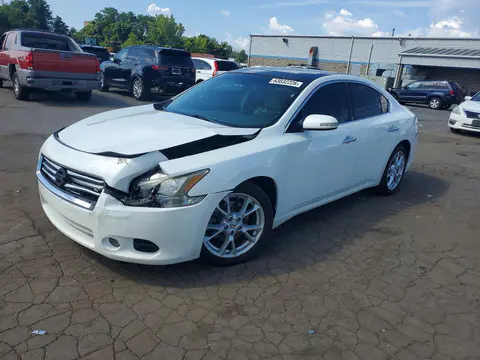 1N4AA5AP6CC840268 — 2012 Nissan Maxima, Передняя часть (Front End), фото до ремонта