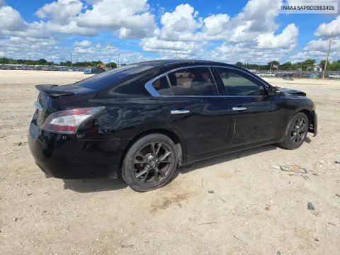 2012 Nissan Maxima 3.5 S VIN 1N4AA5AP8CC853426 фото 3
