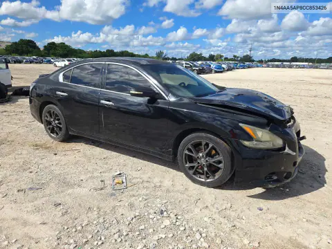 2012 Nissan Maxima 3.5 S VIN 1N4AA5AP8CC853426 фото 4