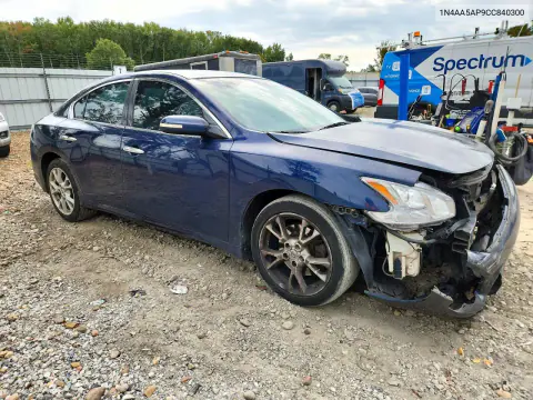 2012 Nissan Maxima 3.5 S VIN 1N4AA5AP9CC840300 фото 4