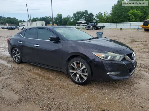 2016 Nissan Maxima Platinum VIN 1N4AA6AP2GC392431 фото 4
