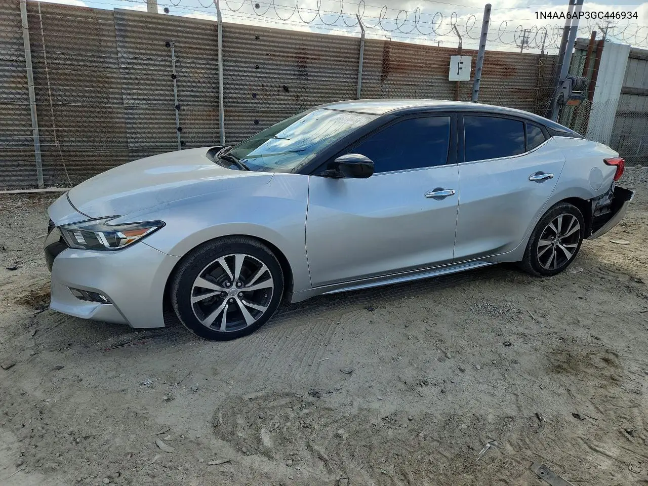 2016 Nissan Maxima 3.5 S VIN 1N4AA6AP3GC446934 фото 1
