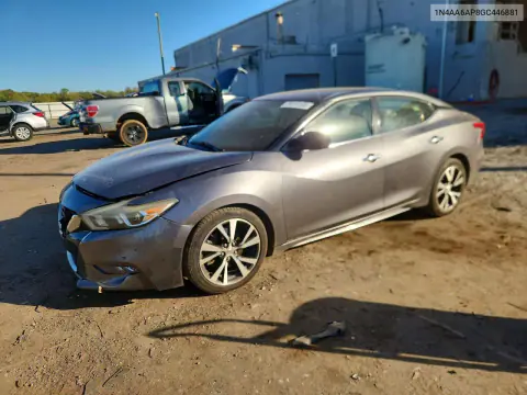 2016 Nissan Maxima 3.5 S VIN 1N4AA6AP8GC446881 фото 1