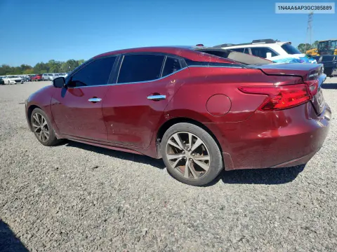 2016 Nissan Maxima 3.5 Sv VIN 1N4AA6AP3GC385889 фото 2