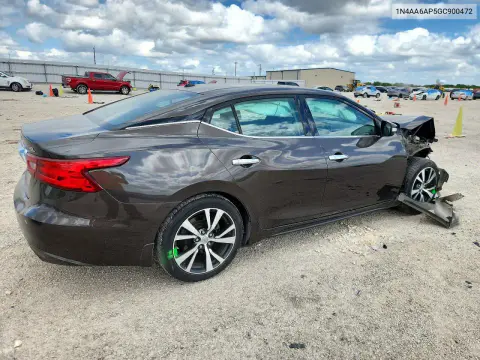 2016 Nissan Maxima 3.5 Sl VIN 1N4AA6AP5GC900472 фото 3