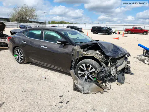 2016 Nissan Maxima 3.5 Sl VIN 1N4AA6AP5GC900472 фото 4