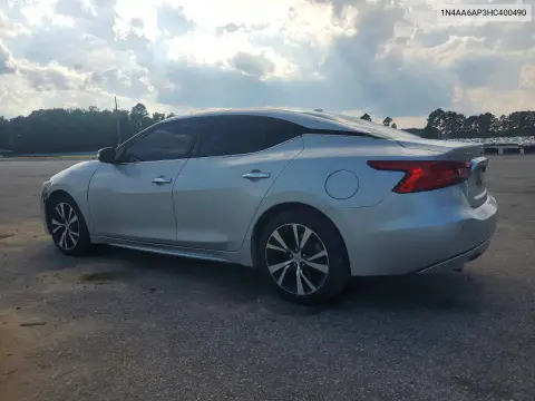 2017 Nissan Maxima 3.5 Sv VIN 1N4AA6AP3HC400490 фото 2