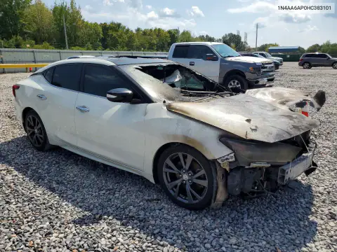 1N4AA6AP0HC383101 — 2017 Nissan Maxima, photo 4 from Copart, Fire