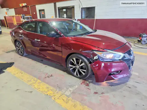 2017 Nissan Maxima 3.5 S VIN 1N4AA6AP5HC408591 фото 4