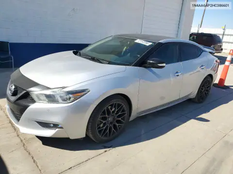2017 Nissan Maxima 3.5 Sr VIN 1N4AA6AP2HC386601 фото 1