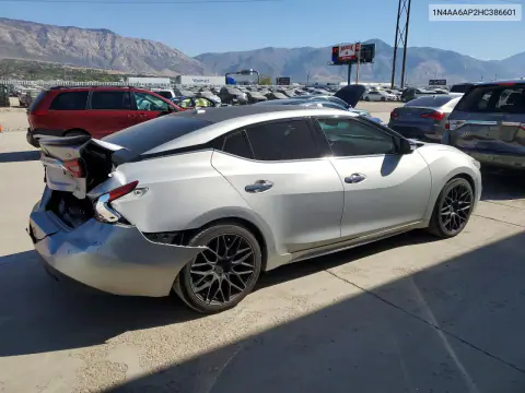 2017 Nissan Maxima 3.5 Sr VIN 1N4AA6AP2HC386601 фото 3