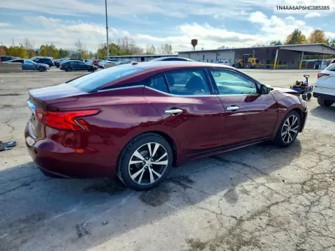 2017 Nissan Maxima 3.5 S VIN 1N4AA6AP6HC385385 фото 3
