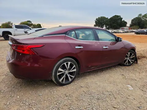 2017 Nissan Maxima 3.5 Sl VIN 1N4AA6AP3HC383626 фото 3