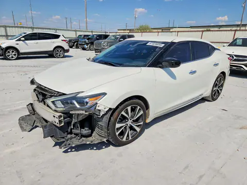 1N4AA6AP1JC389446 — 2018 Nissan Maxima, Передняя часть (Front End), фото до ремонта