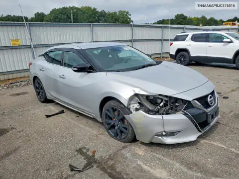 1N4AA6AP8JC376516 — 2018 Nissan Maxima, фото 4 с аукциона Copart, Передняя часть