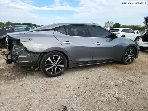 1N4AA6CV4MC502628 — 2021 Nissan Maxima, zdjęcie 3 z Copart, Tył