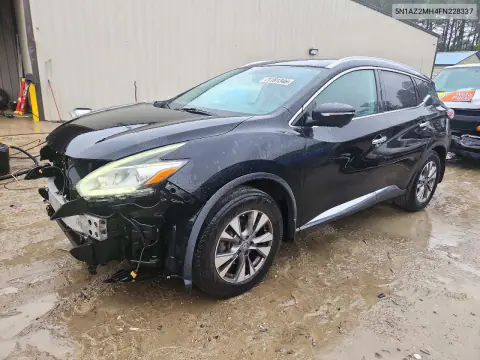 2015 Nissan Murano Sl VIN 5N1AZ2MH4FN228337 фото 1