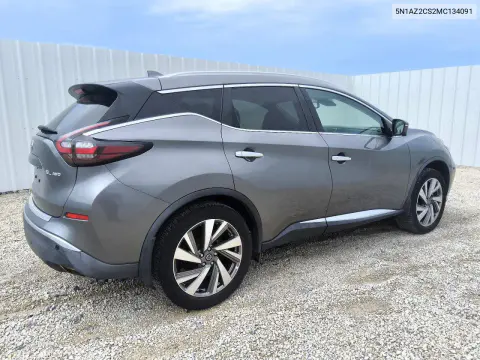 2021 Nissan Murano Sl VIN 5N1AZ2CS2MC134091 фото 3