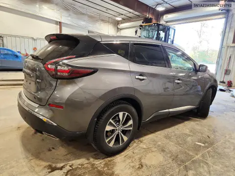 2021 Nissan Murano S VIN 5N1AZ2AS8MC119792 фото 3