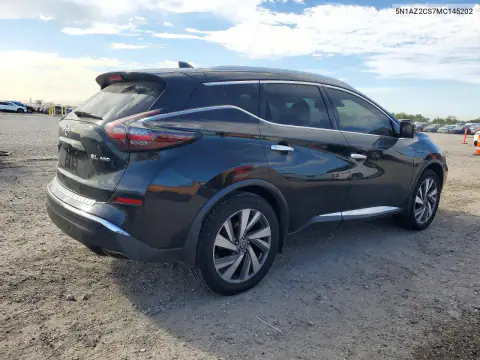 5N1AZ2CS7MC145202 — 2021 Nissan Murano, foto 3 de Copart, Parte trasera