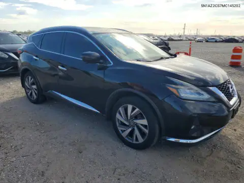 5N1AZ2CS7MC145202 — 2021 Nissan Murano, foto 4 de Copart, Parte trasera
