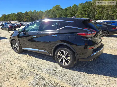 5N1AZ2AS1PC112817 — 2023 Nissan Murano, photo 2 from Copart, Front end