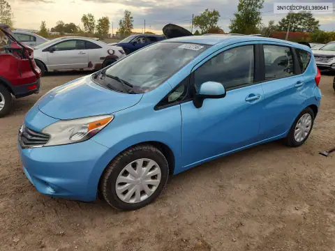 3N1CE2CP6EL380641 — 2014 Nissan Note, Задняя часть, фото до ремонта