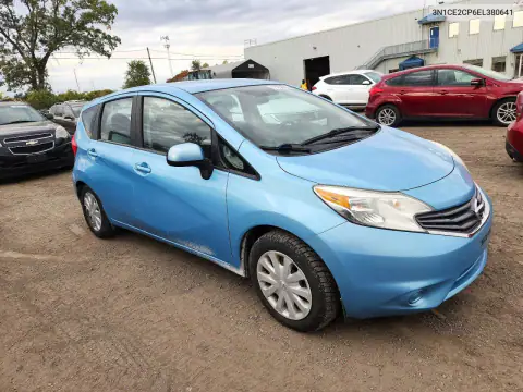 3N1CE2CP6EL380641 — 2014 Nissan Note, photo 4 from Copart, Rear end