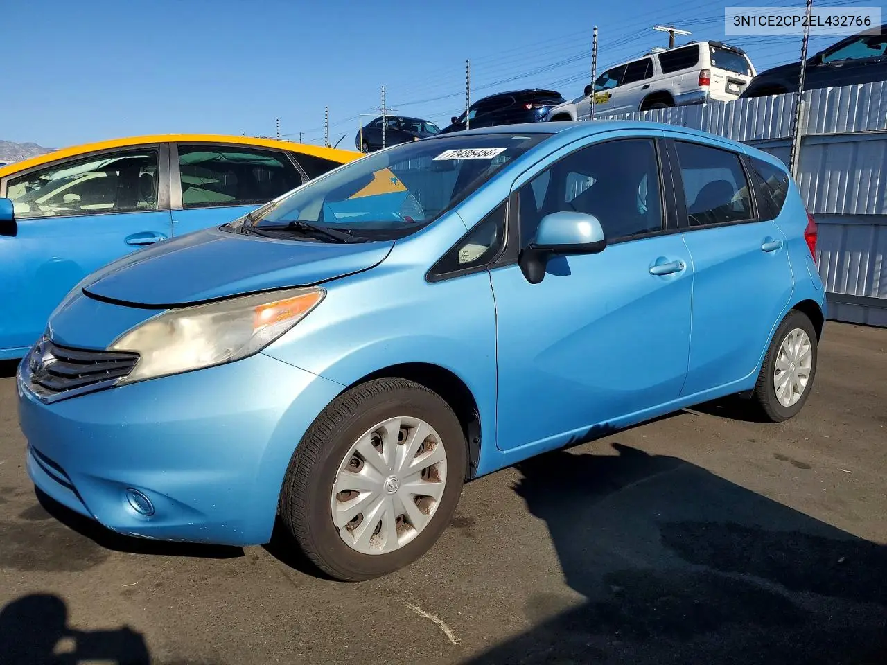 2014 Nissan Versa Note Sv VIN 3N1CE2CP2EL432766 фото 1