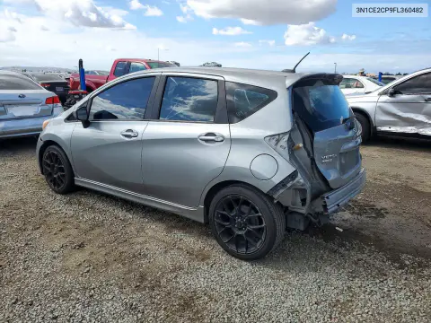 2015 Nissan Versa Note Sr VIN 3N1CE2CP9FL360482 фото 2