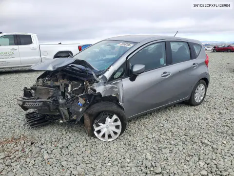 3N1CE2CPXFL428904 — 2015 Nissan Note, Передняя часть, фото до ремонта