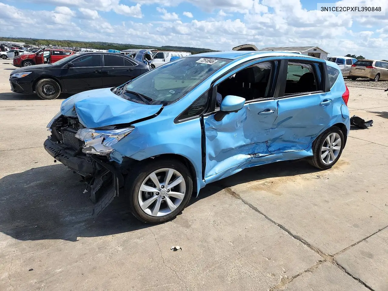 2015 Nissan Versa Note S VIN 3N1CE2CPXFL390848 фото 1