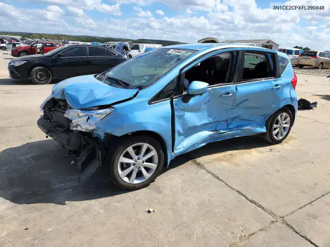3N1CE2CPXFL390848 — 2015 Nissan Note, Боковая часть, фото до ремонта