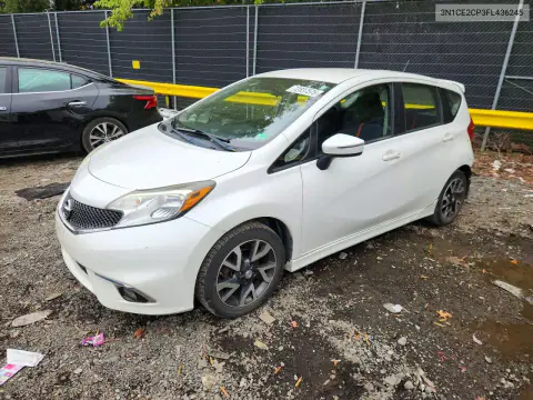 3N1CE2CP3FL436245 — 2015 Nissan Note, Задняя часть, фото до ремонта