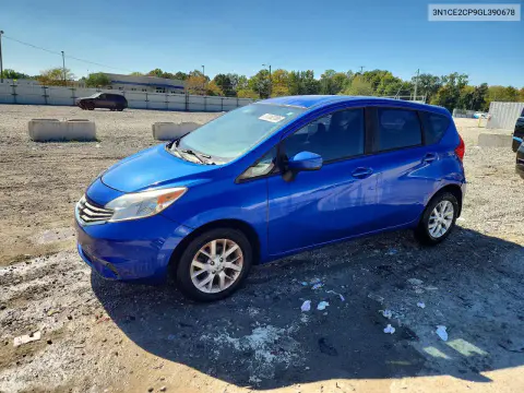 3N1CE2CP9GL390678 — 2016 Nissan Note, Передняя часть, фото до ремонта