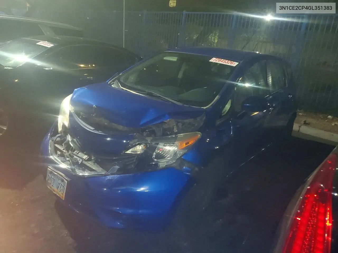 2016 Nissan Versa Note Sv VIN 3N1CE2CP4GL351383 фото 1