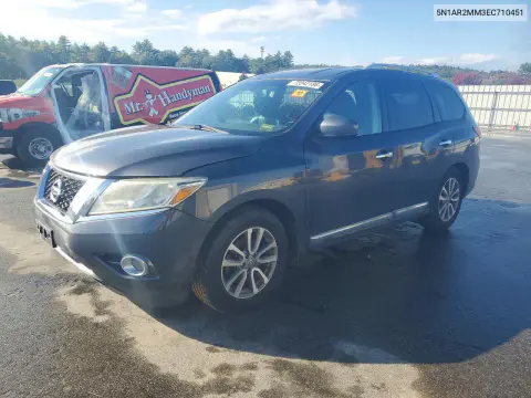 2014 Nissan Pathfinder Sl VIN 5N1AR2MM3EC710451 фото 1