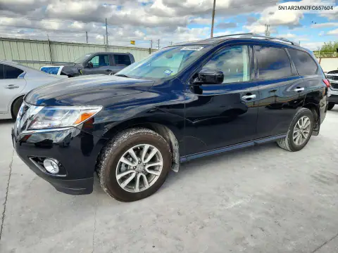 5N1AR2MN7FC657604 Nissan Pathfinder 2015 — повреждение Задняя часть, фото до ремонта
