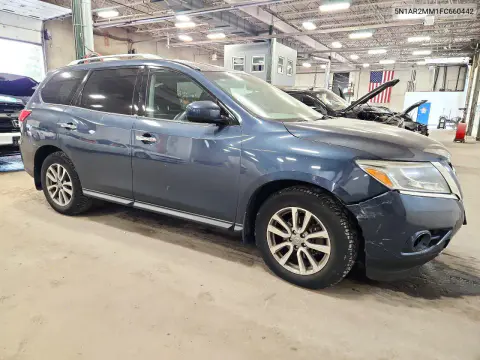 2015 Nissan Pathfinder S VIN 5N1AR2MM1FC660442 фото 4