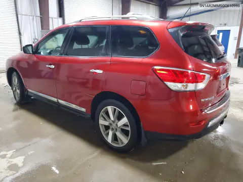 2016 Nissan Pathfinder Platinum VIN 5N1AR2MM5GC610998 фото 2