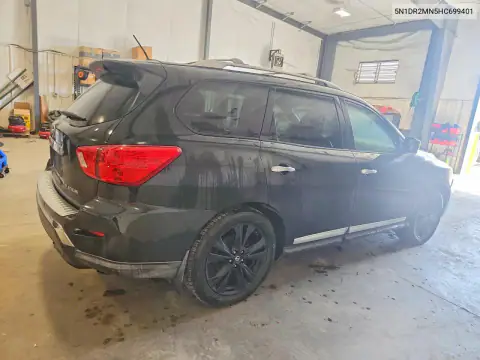 5N1DR2MN5HC699401 — 2017 Nissan Pathfinder, zdjęcie 3 z Copart 15.10.2026, Normalne zużycie